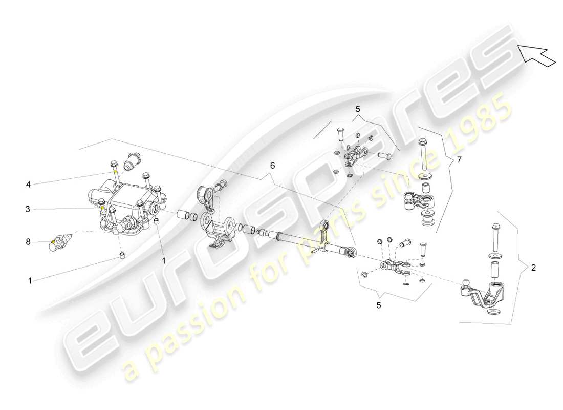 lamborghini gallardo spyder (2008) switch unit parts diagram