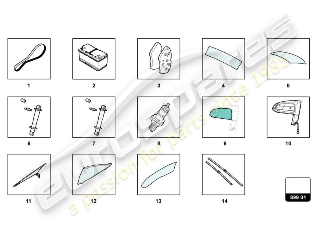 lamborghini superleggera (2008) for pick-up part diagram