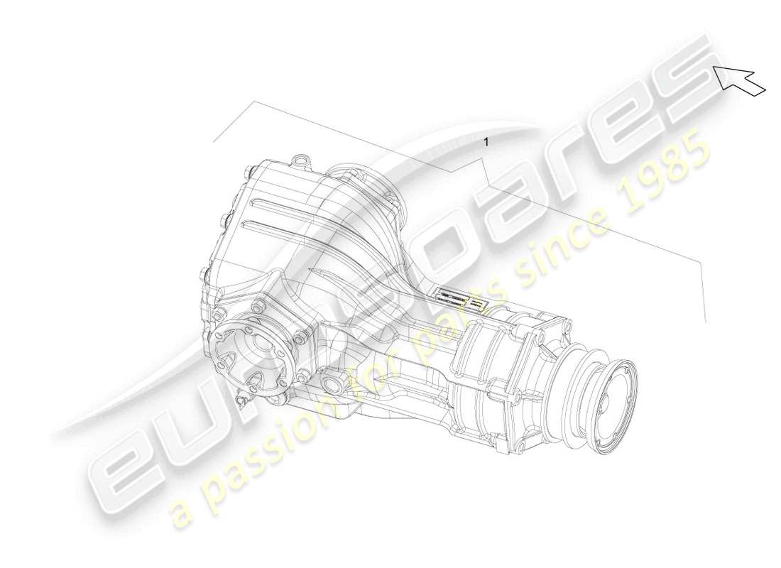 lamborghini lp570-4 sl (2011) final drive, complete front part diagram