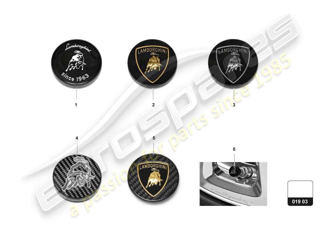 lamborghini accessories (aventador ultimae roadster) 1 set wheel trim caps parts diagram