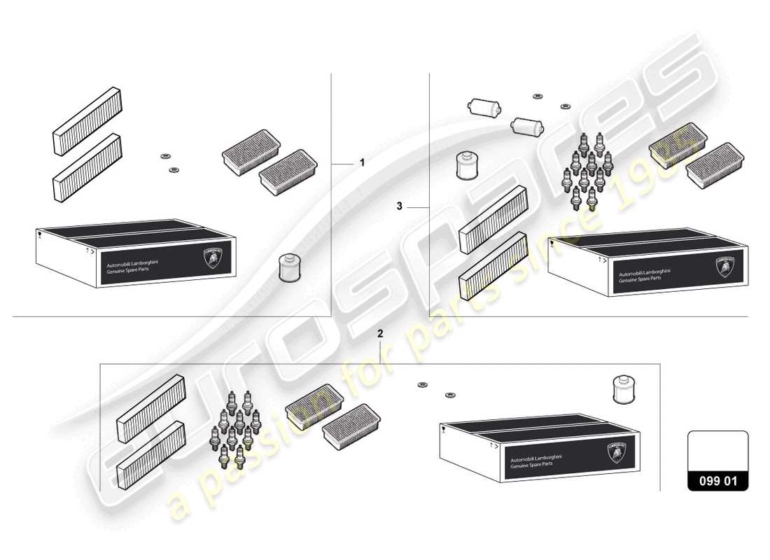 lamborghini gallardo spyder (2006) service schedule part diagram