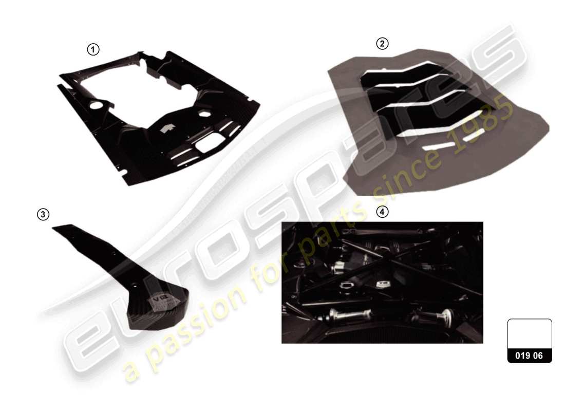 lamborghini accessories (aventador ultimae roadster) covers parts diagram