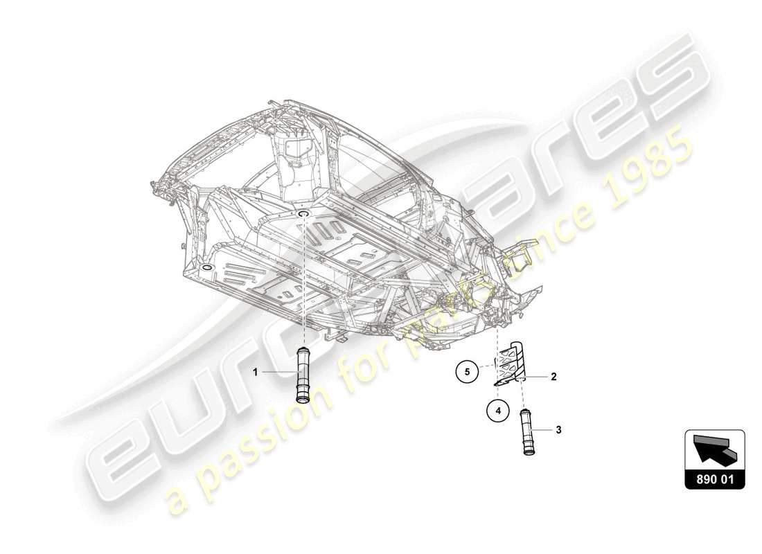 lamborghini super trofeo (2015) airjack part diagram