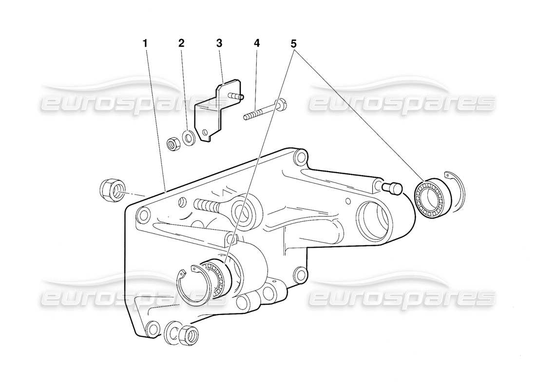 lamborghini diablo (1991) pedal mounting (valid for australia version - october 1991) parts diagram