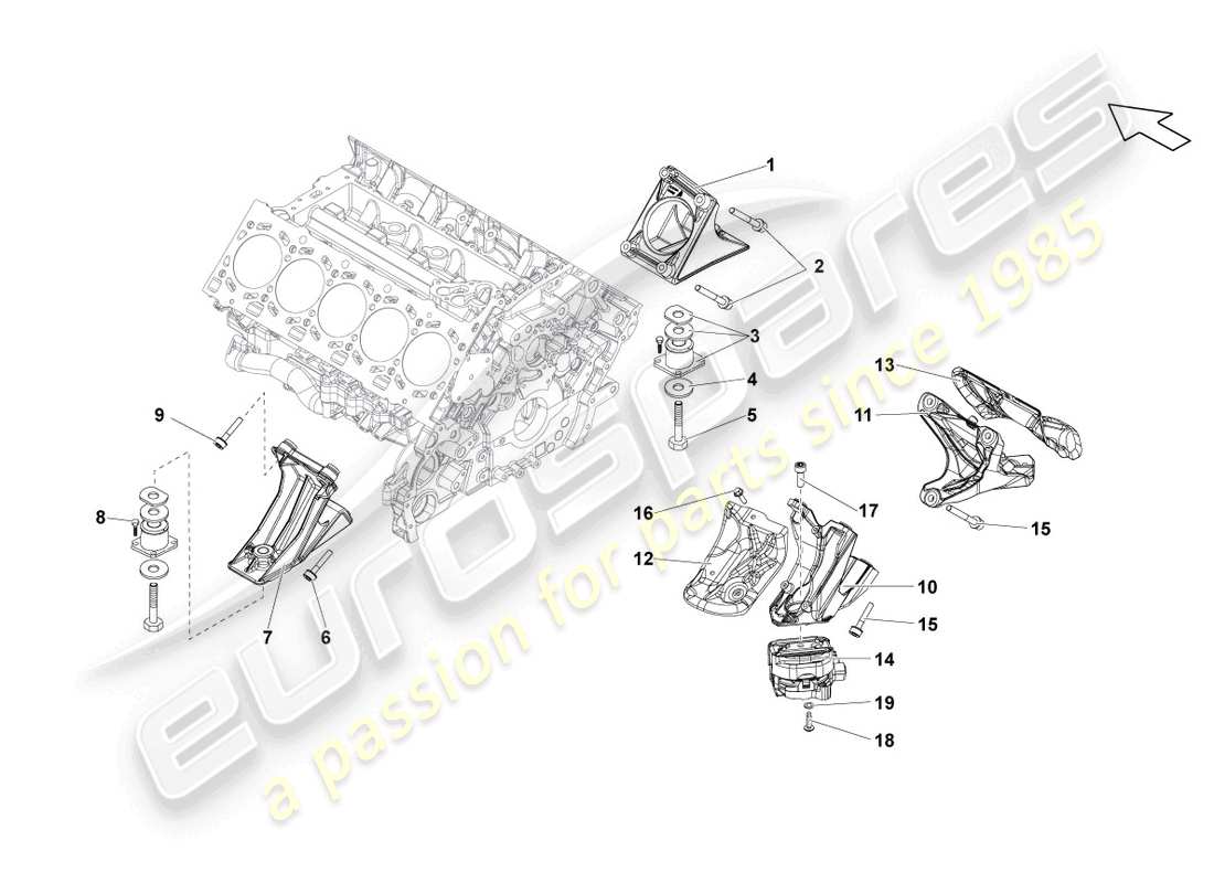 lamborghini lp560-4 coupe fl ii (2014) securing parts for engine part diagram