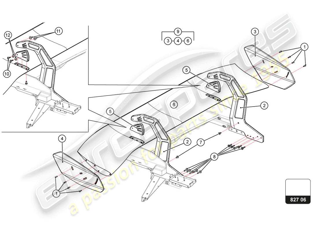 part diagram containing part number 4ta898022a