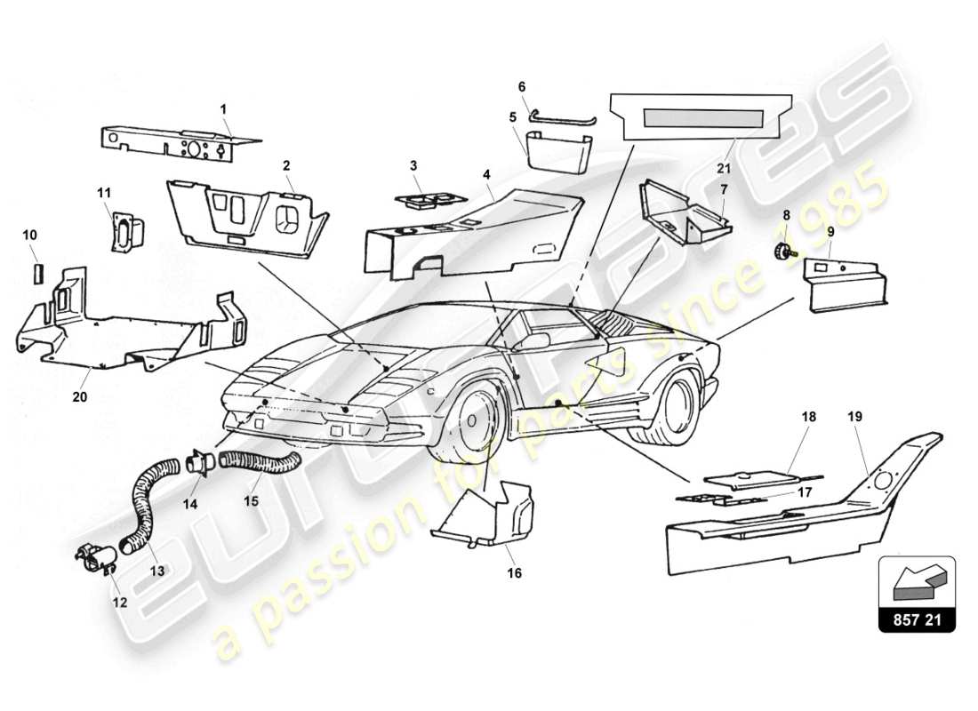 part diagram containing part number 007011360