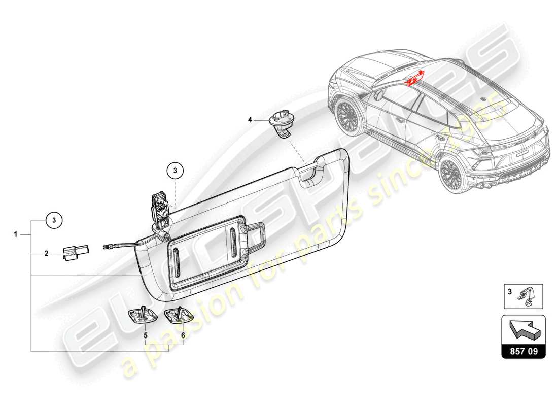 part diagram containing part number 4ml857551j