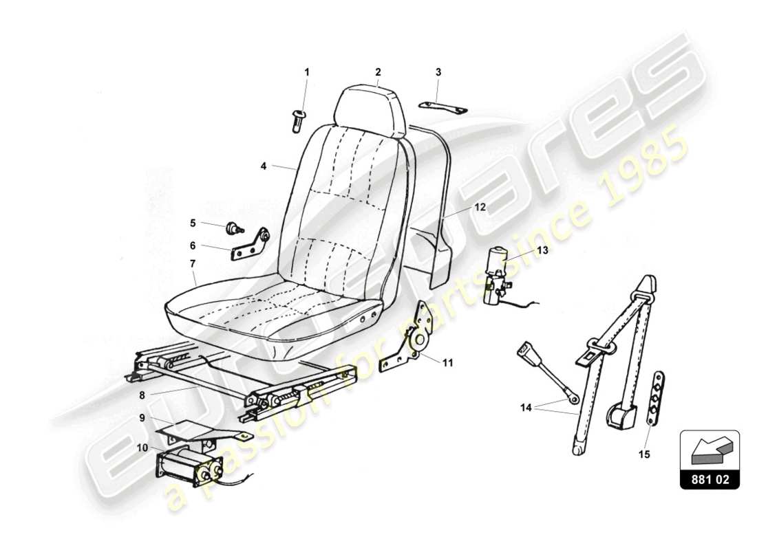 part diagram containing part number 007035070