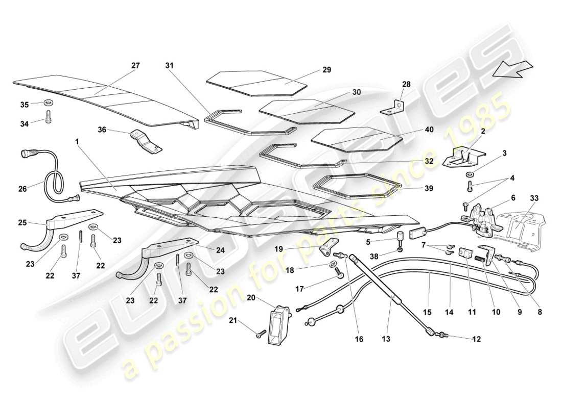 part diagram containing part number 429827991