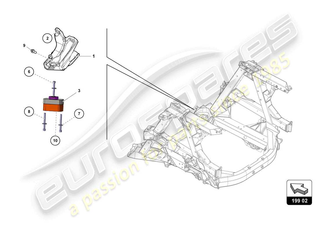 part diagram containing part number 4ta199395a