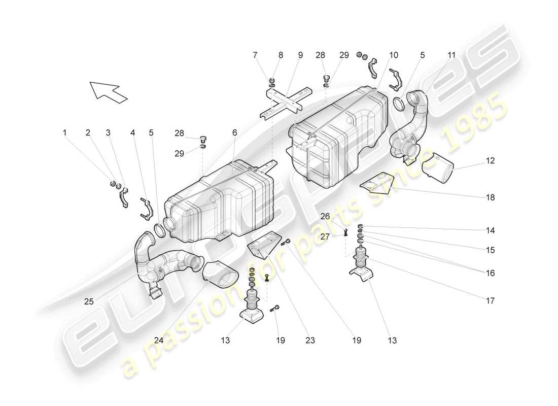 part diagram containing part number n91122801