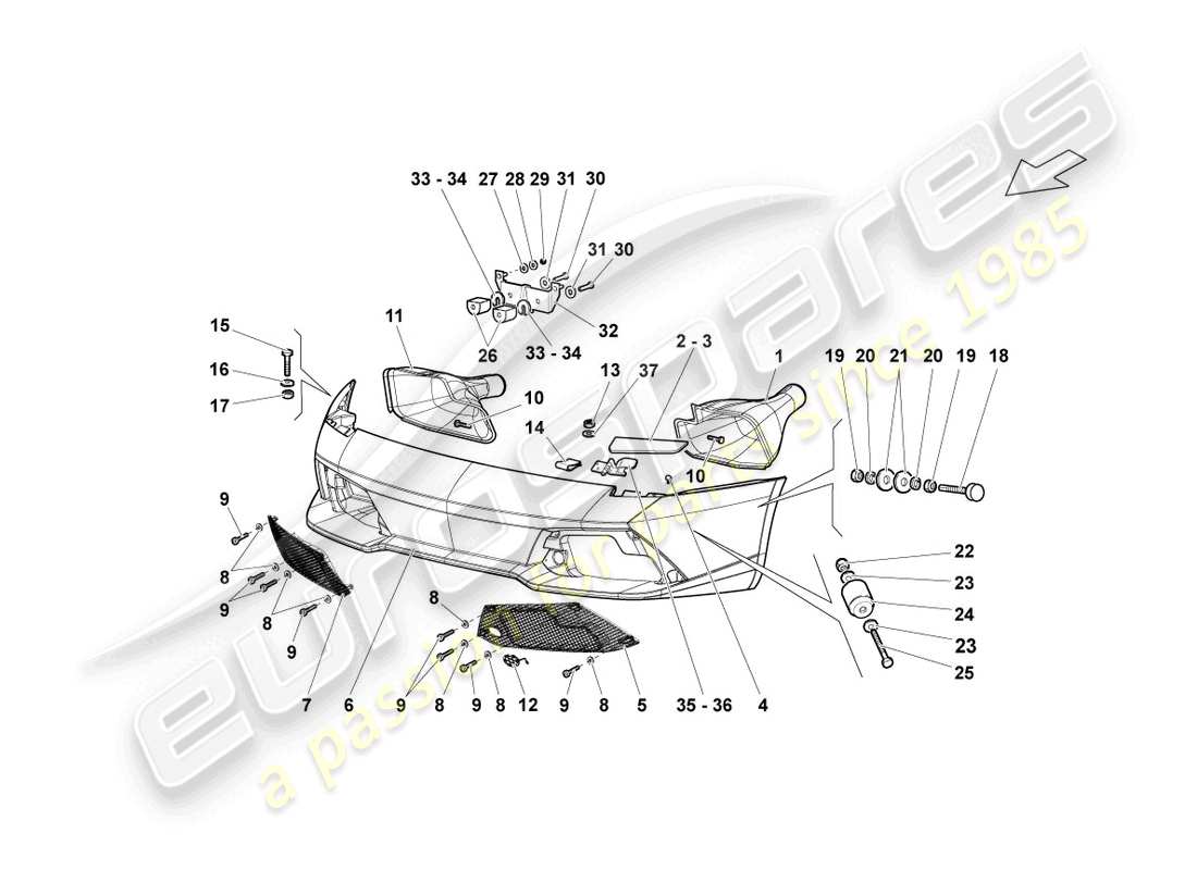 part diagram containing part number n01100840