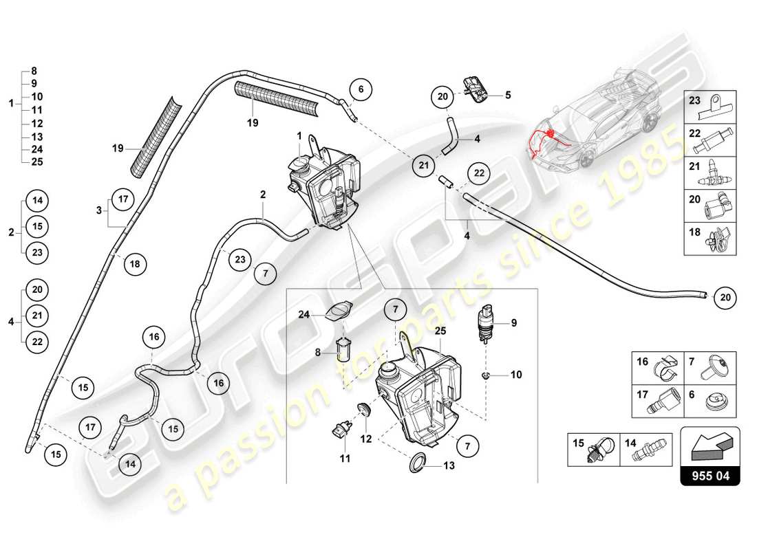 part diagram containing part number 3b0955665c