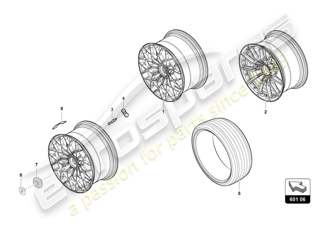 VIEW PARTS DIAGRAMS FROM THE LAMBORGHINI HURACAN STO PARTS CATALOGUE a part diagram from the lamborghini huracan sto parts catalogue