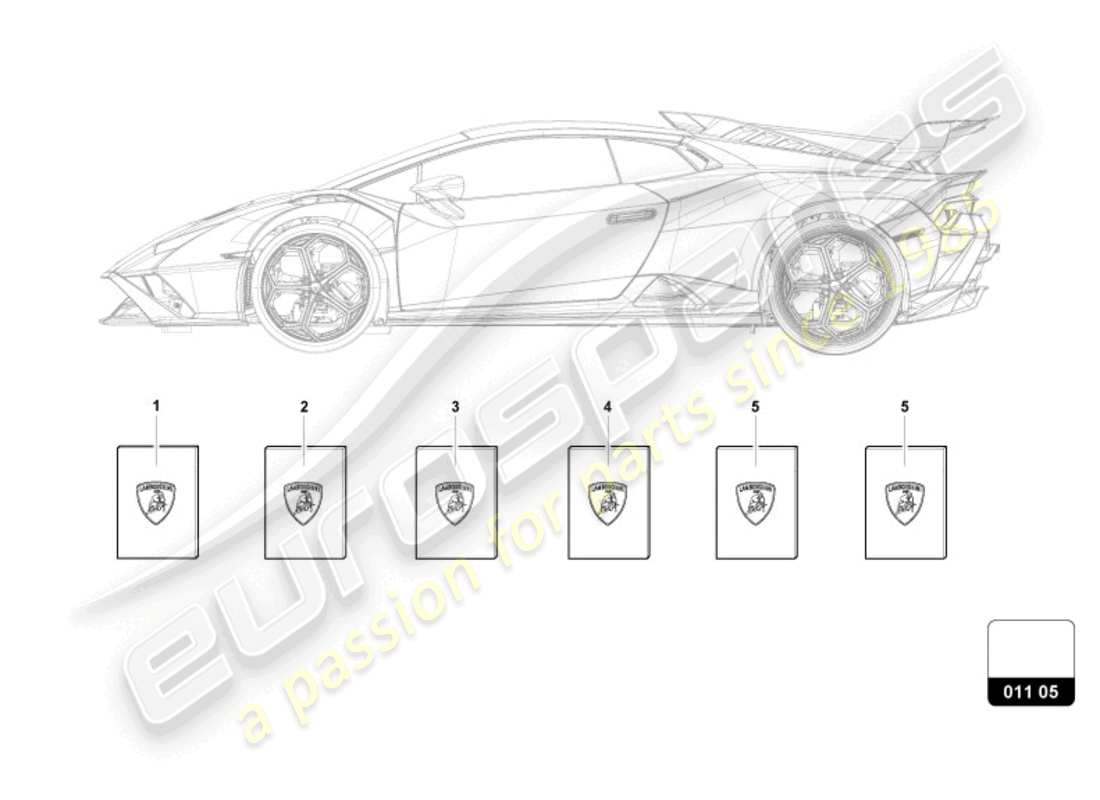 lamborghini sto (2023) vehicle wallet part diagram