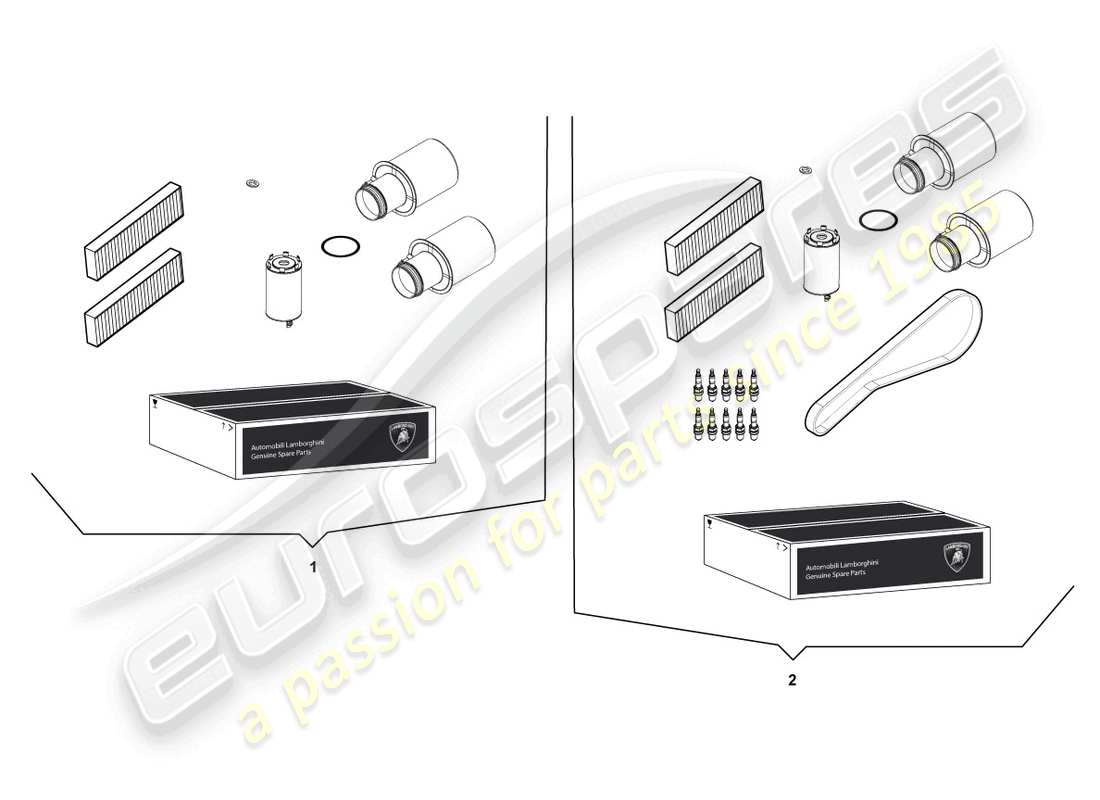 lamborghini lp550-2 spyder (2011) service schedule parts diagram