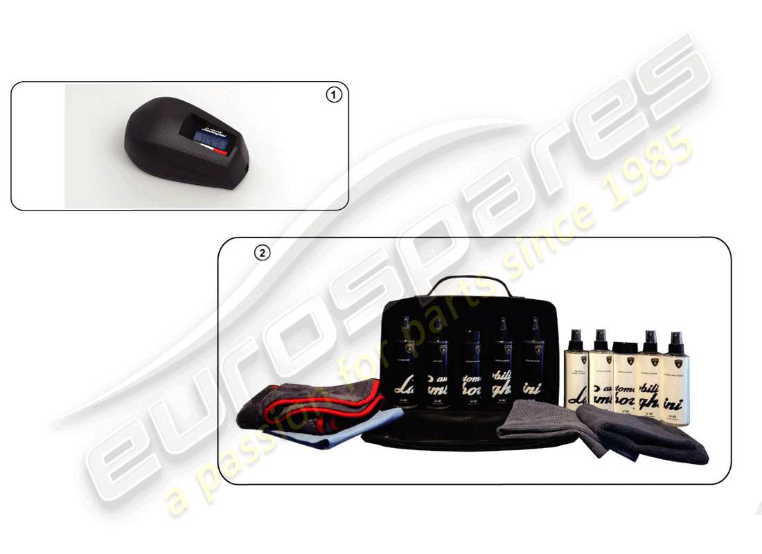 lamborghini lp570-4 spyder performante (accessories) battery charger part diagram