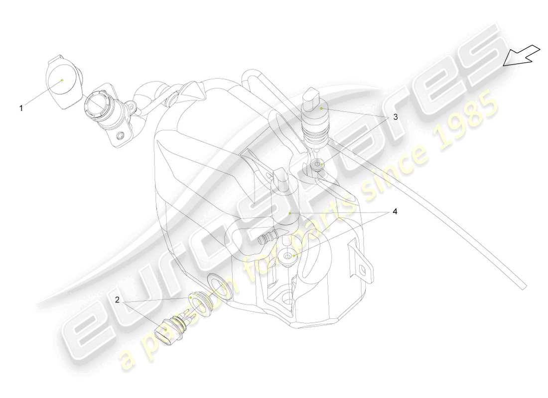 lamborghini blancpain sts (2012) water level sender part diagram