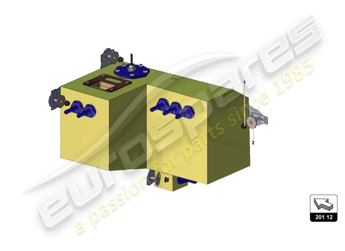 lamborghini super trofeo (2015) fuel system part diagram