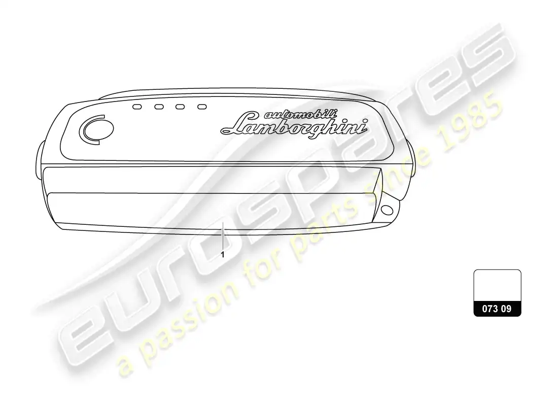lamborghini urus (accessories) battery charger parts diagram
