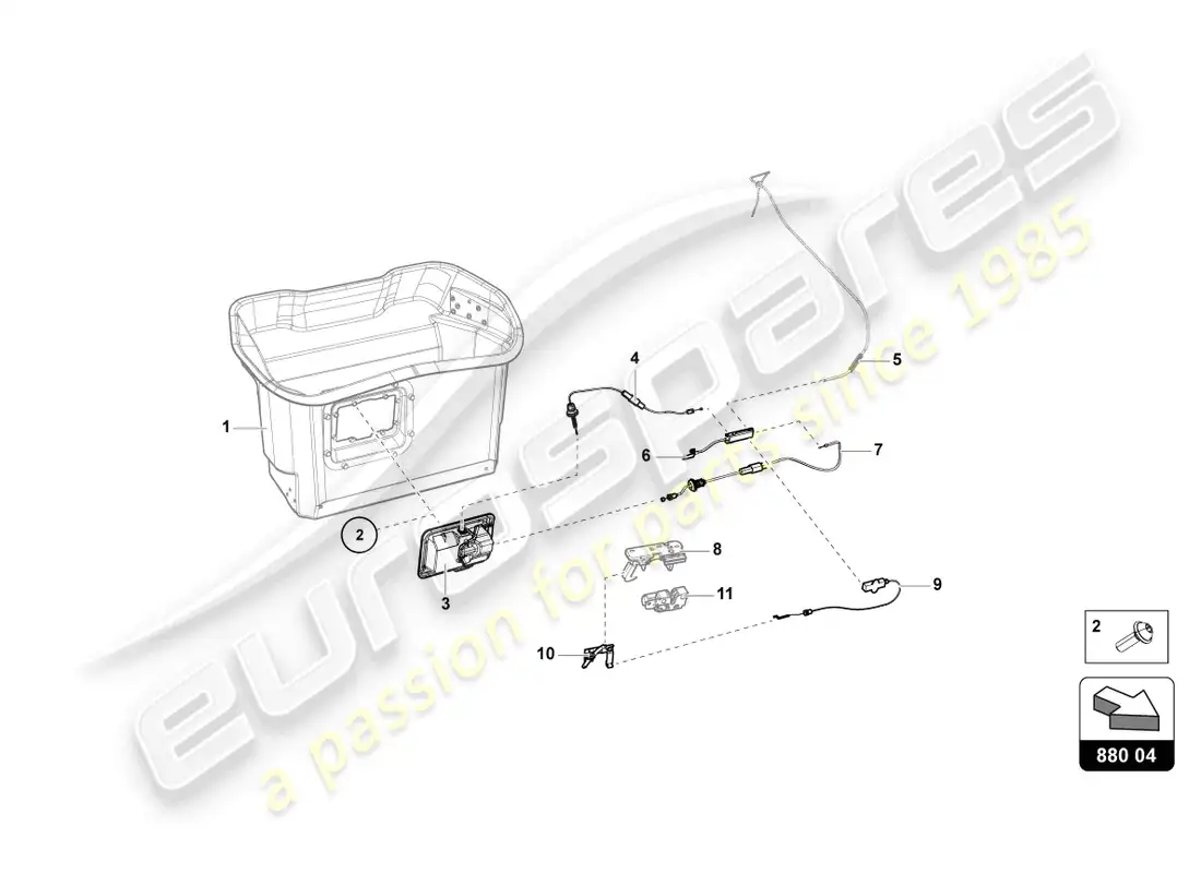 lamborghini lp700-4 roadster (2016) chest parts diagram