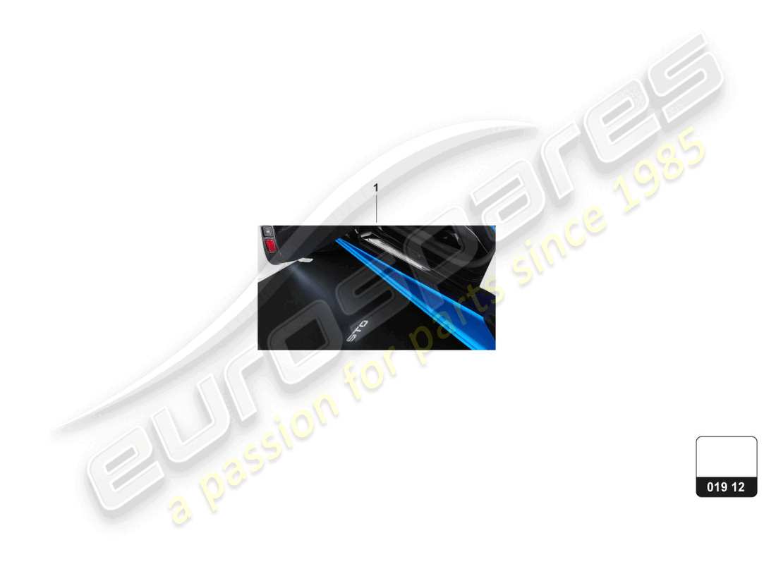 lamborghini huracan sto (accessories) lighting system part diagram