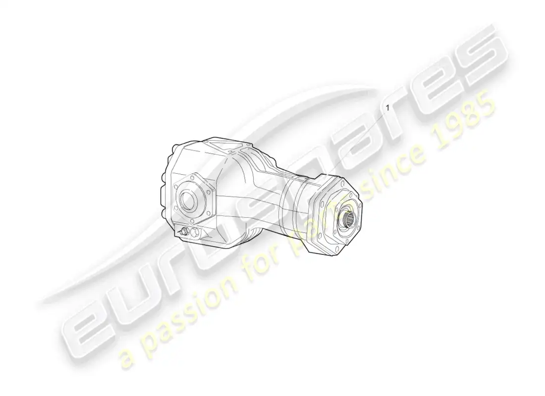 lamborghini murcielago coupe (2002) differential front parts diagram