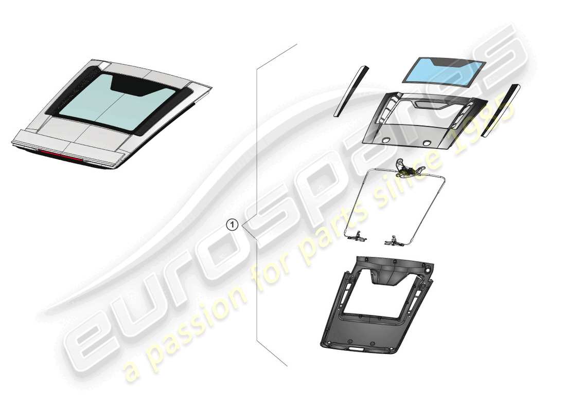 lamborghini gallardo coupe (accessories) retrofit kit part diagram