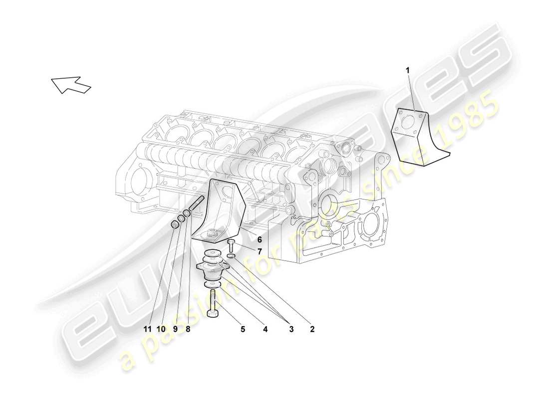 part diagram containing part number wht000776