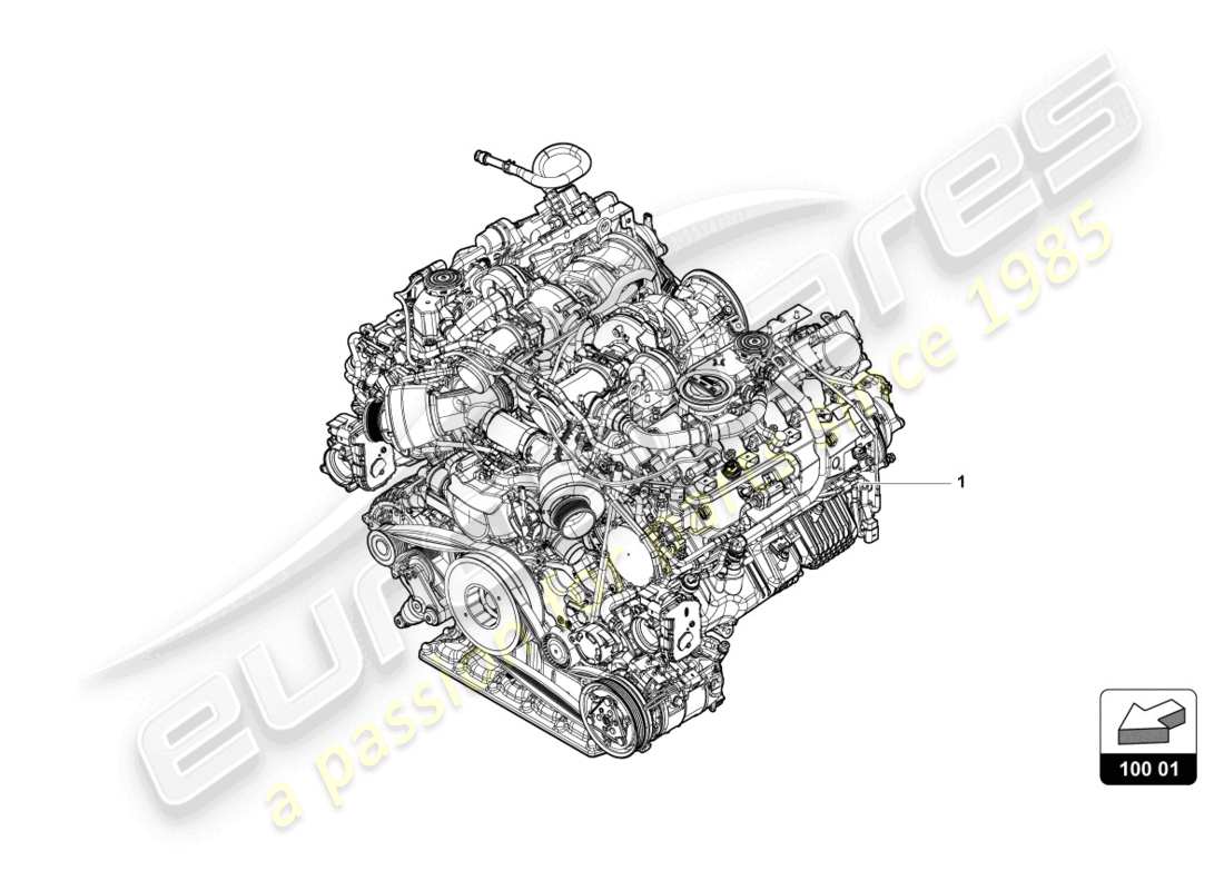 lamborghini urus (2021) engine parts diagram