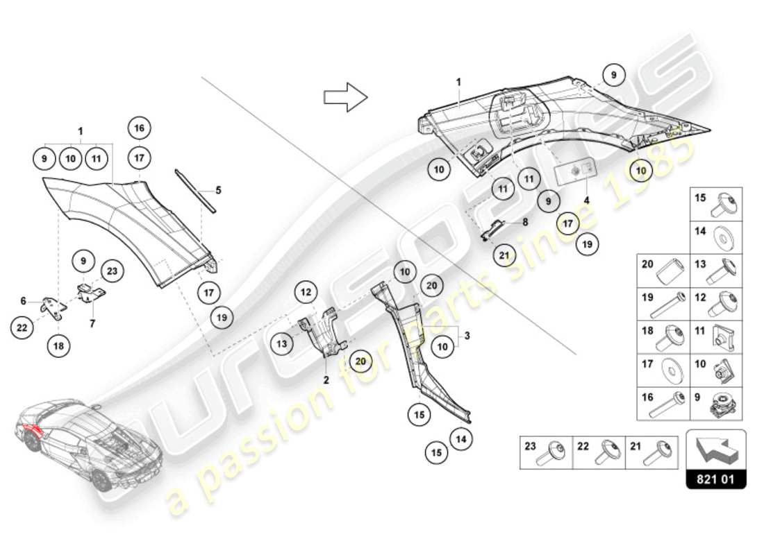 part diagram containing part number 47b821021a