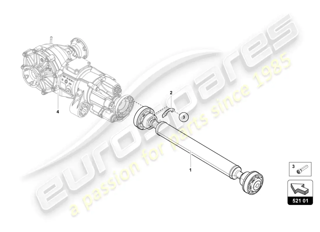 lamborghini lp700-4 coupe (2015) cardan shaft parts diagram