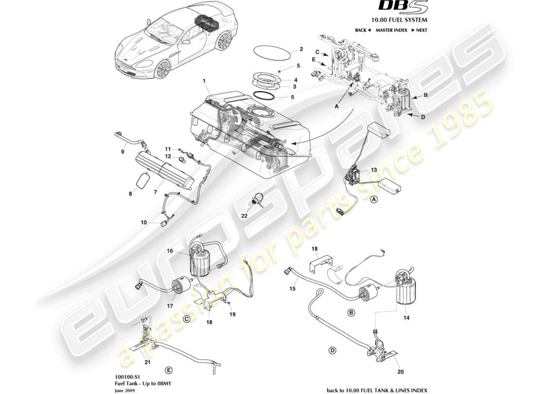 part diagram containing part number 4g43-9180-ba
