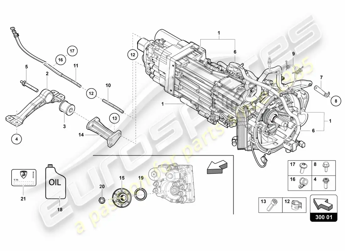 lamborghini centenario roadster (2017) 7 parts diagram