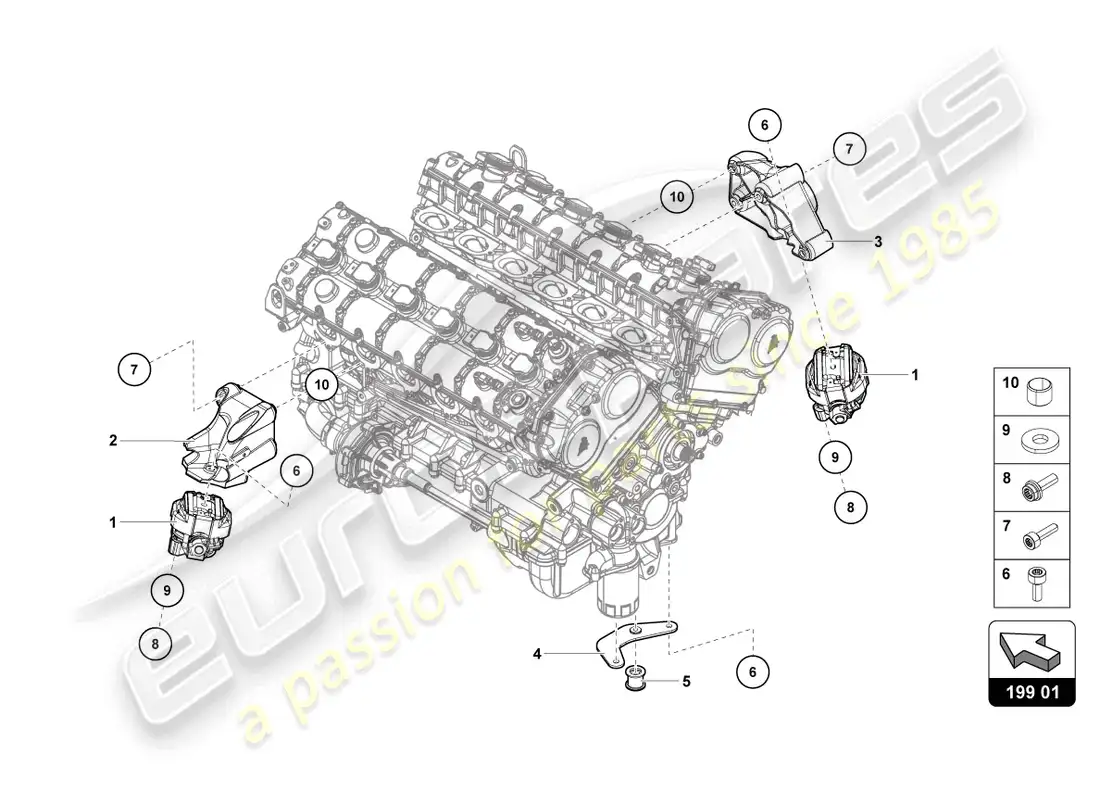 lamborghini sian (2020) securing parts for engine parts diagram