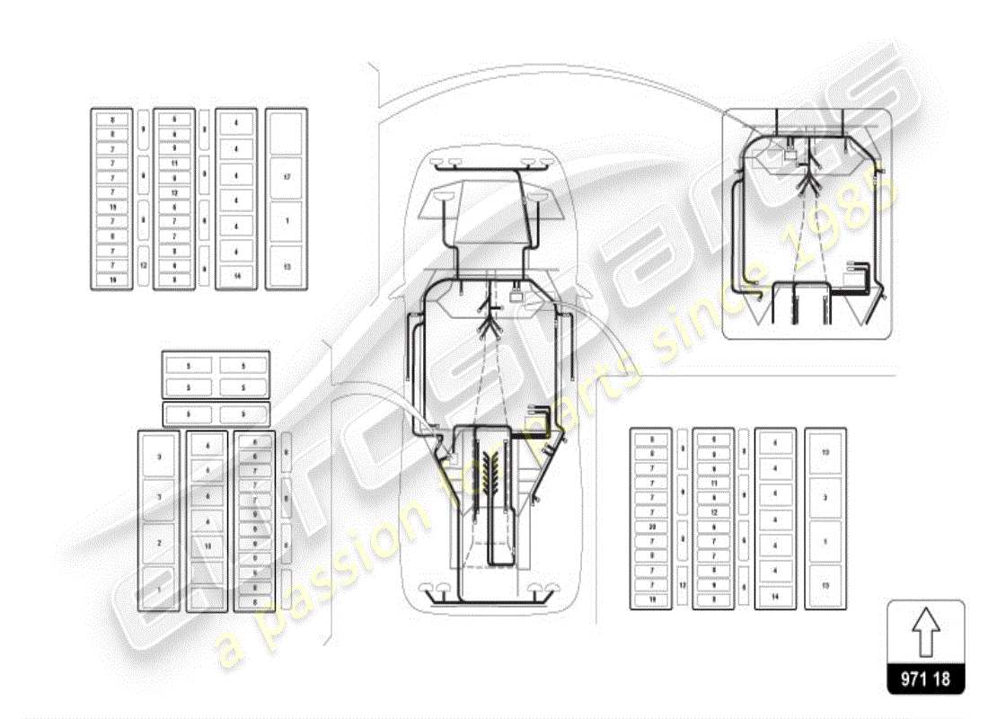 lamborghini diablo vt (1999) electrical system parts diagram