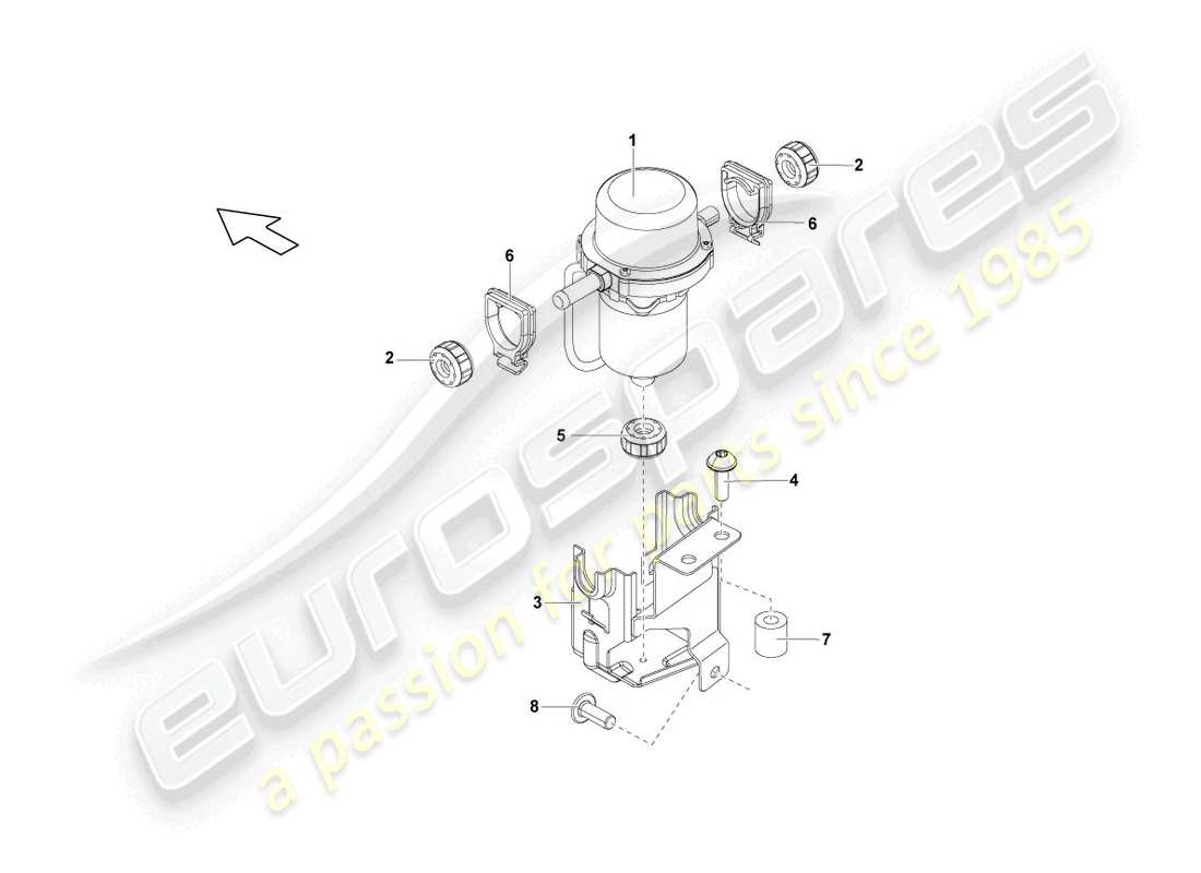 lamborghini lp560-4 coupe fl ii (2013) vacuum pump for brake servo parts diagram