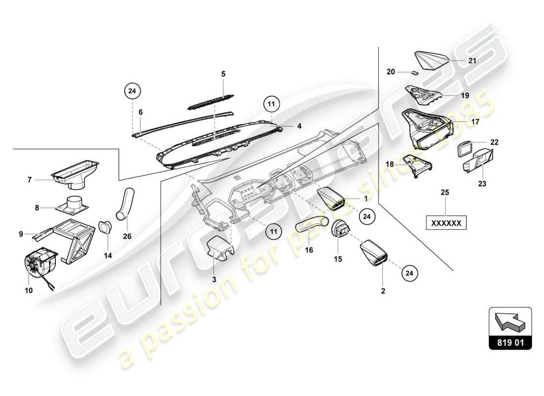 part diagram containing part number n90897402