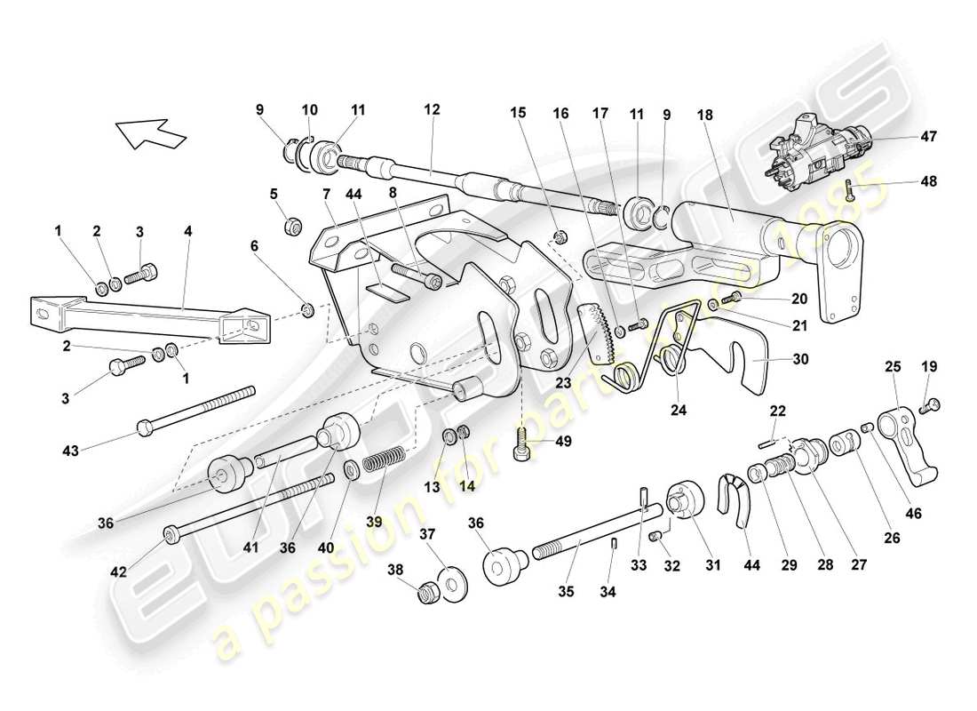 part diagram containing part number 410419301