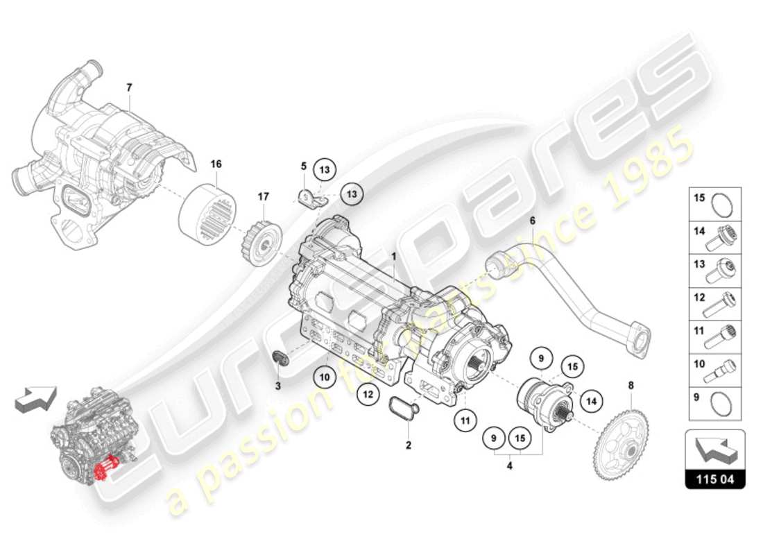 part diagram containing part number 07m115105af