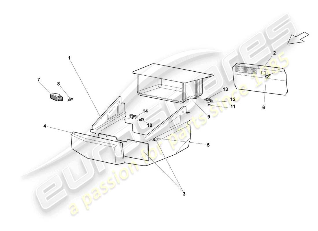 part diagram containing part number 429863469