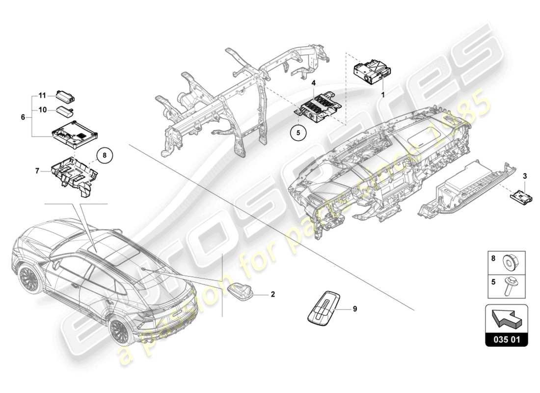 part diagram containing part number 4ml035063f