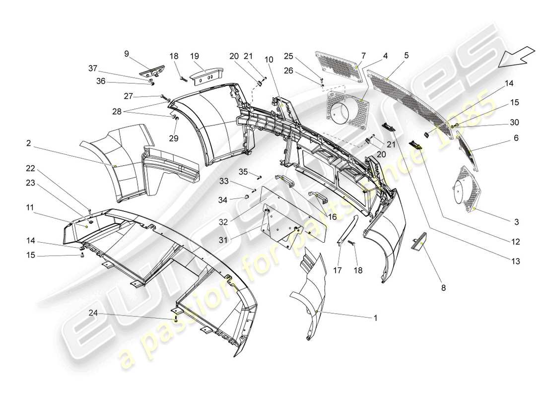 part diagram containing part number 400945128a