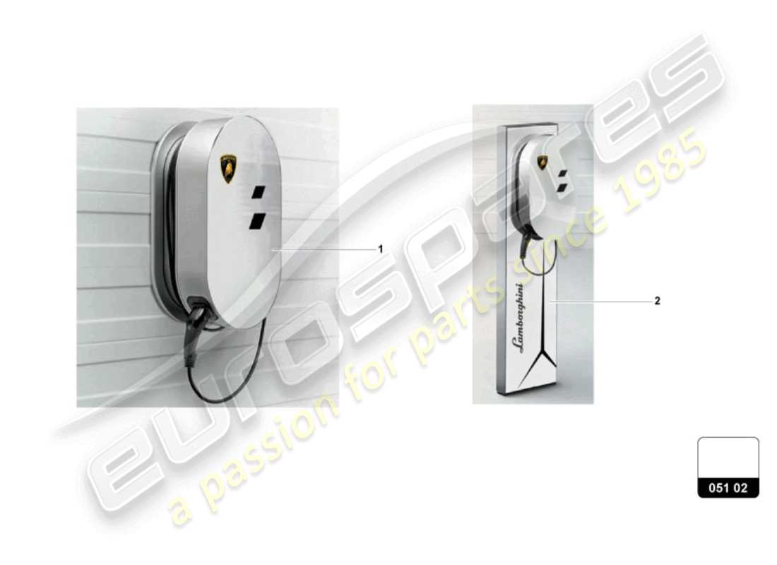 a part diagram from the lamborghini revuelto coupe (accessories) parts catalogue