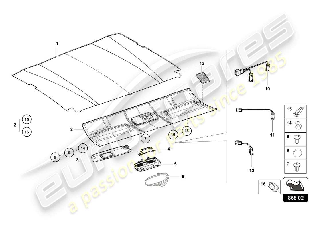 part diagram containing part number 4t0867512s14x