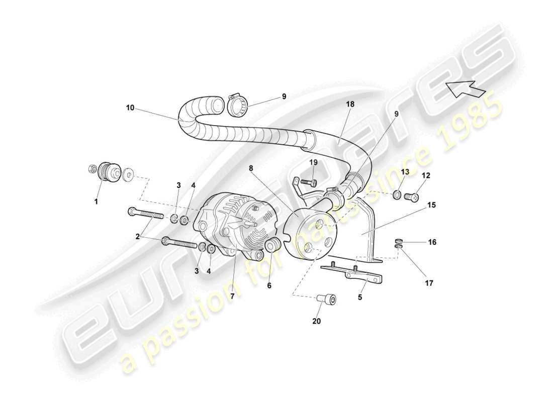 part diagram containing part number 07m103653a