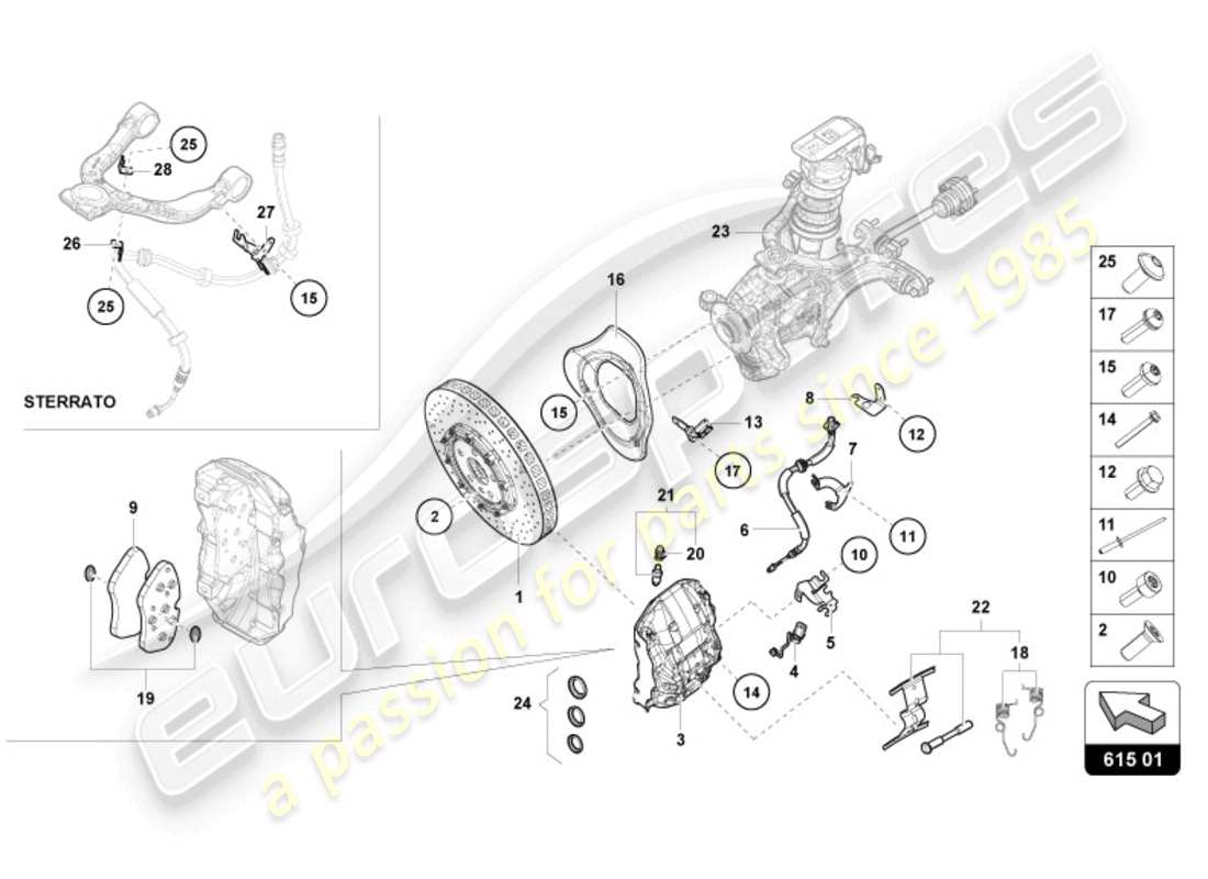 part diagram containing part number 4t0611841a
