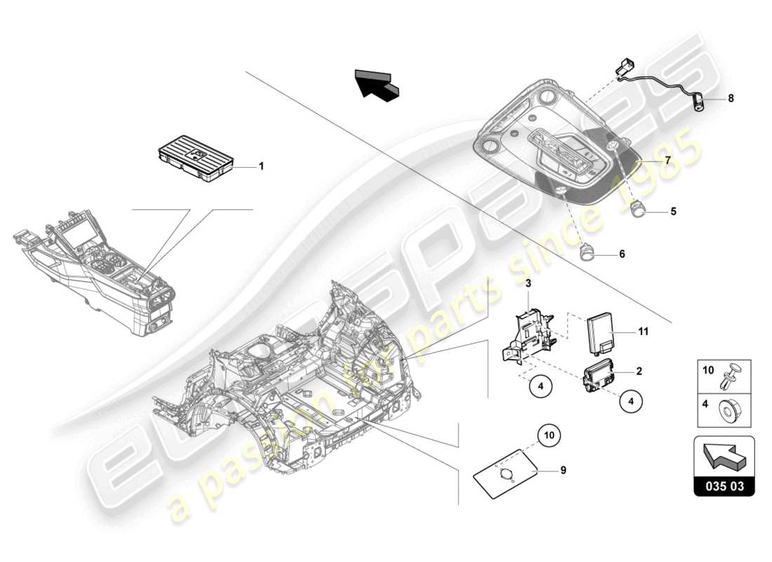 part diagram containing part number 4n0035502b