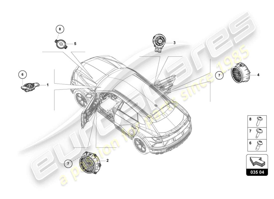 part diagram containing part number 4m0035454c